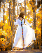 Custom Made Menen Zuria Habesha Kemis | Ethiopian Eritrean Dress