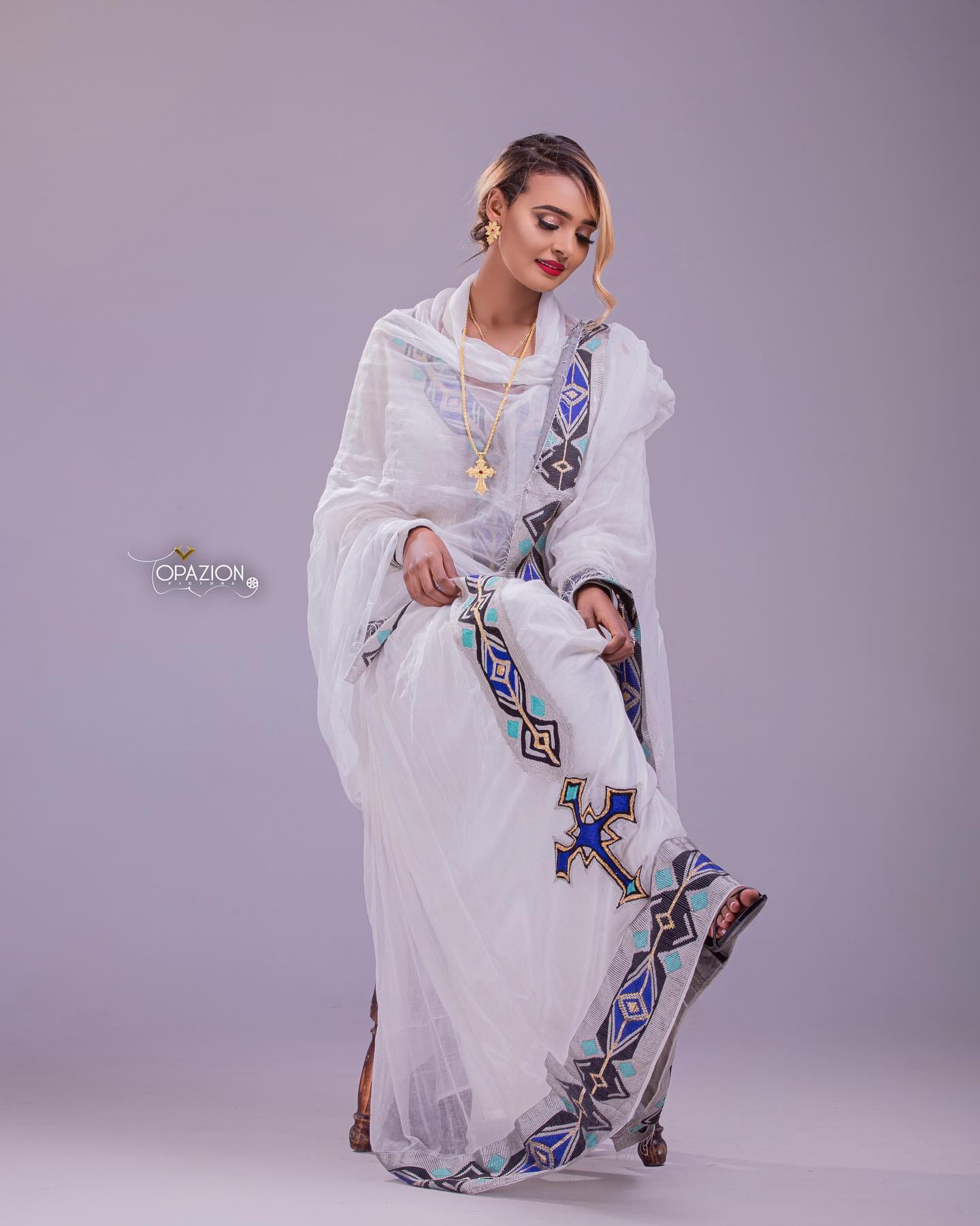 Exquisite Traditional Habesha Dress | Ethiopian Eritrean Kemis