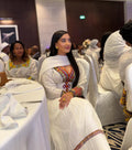 Elegant Handmade Habesha Kemis | Modern Ethiopian Traditional Dress