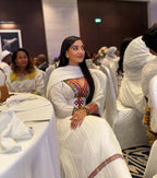 Elegant Handmade Habesha Kemis | Modern Ethiopian Traditional Dress
