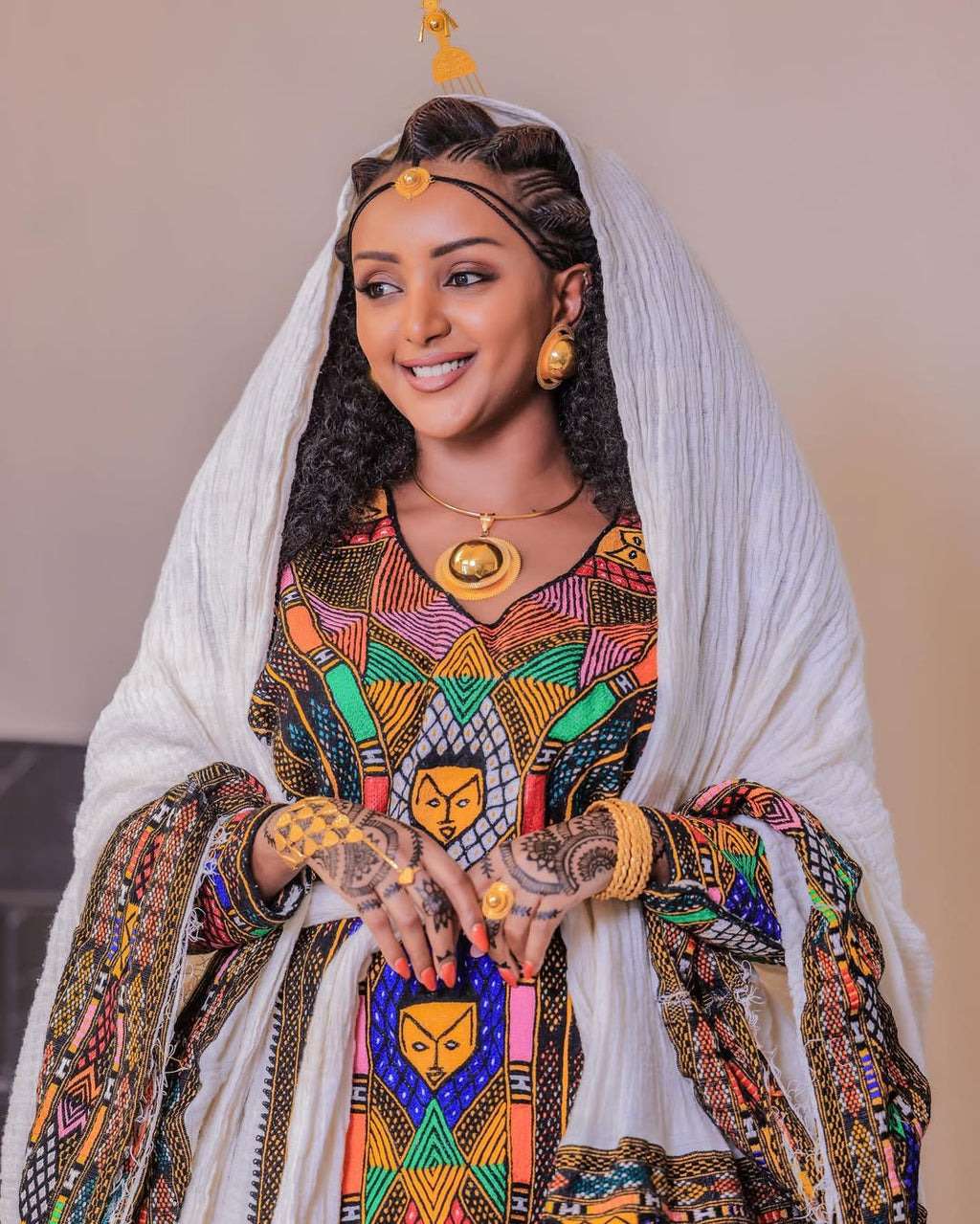 Axum Saba Style Habesha Kemis | New Ethiopian Traditional Dress