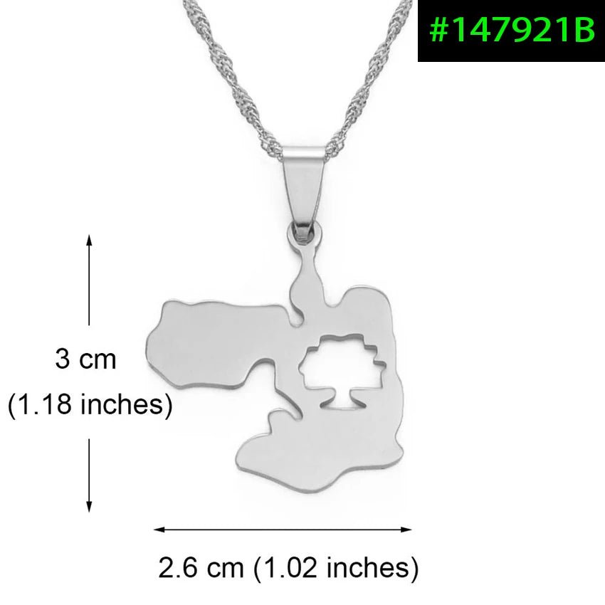 Ethiopia Oromia Pendant & Necklace | Oromo Jewelry for Men & Women - EthGebya