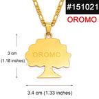 Ethiopia Oromia Pendant & Necklace | Oromo Jewelry for Men & Women - EthGebya
