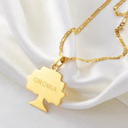 Ethiopia Oromia Pendant & Necklace | Oromo Jewelry for Men & Women - EthGebya