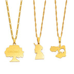 Ethiopia Oromia Pendant & Necklace | Oromo Jewelry for Men & Women - EthGebya