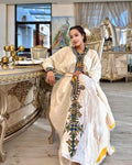 Ethiopian Cultural Dress Fetil Habesha Dress - የአክሱም ፈትል ቀሚስ - EthGebya