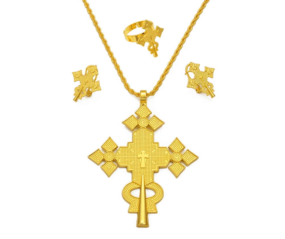 Ethiopian & Eritrean Jewelry Set - EthGebya