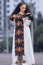 Fetil Habesha Dress - የአክሱም ፈትል ቀሚስ - EthGebya