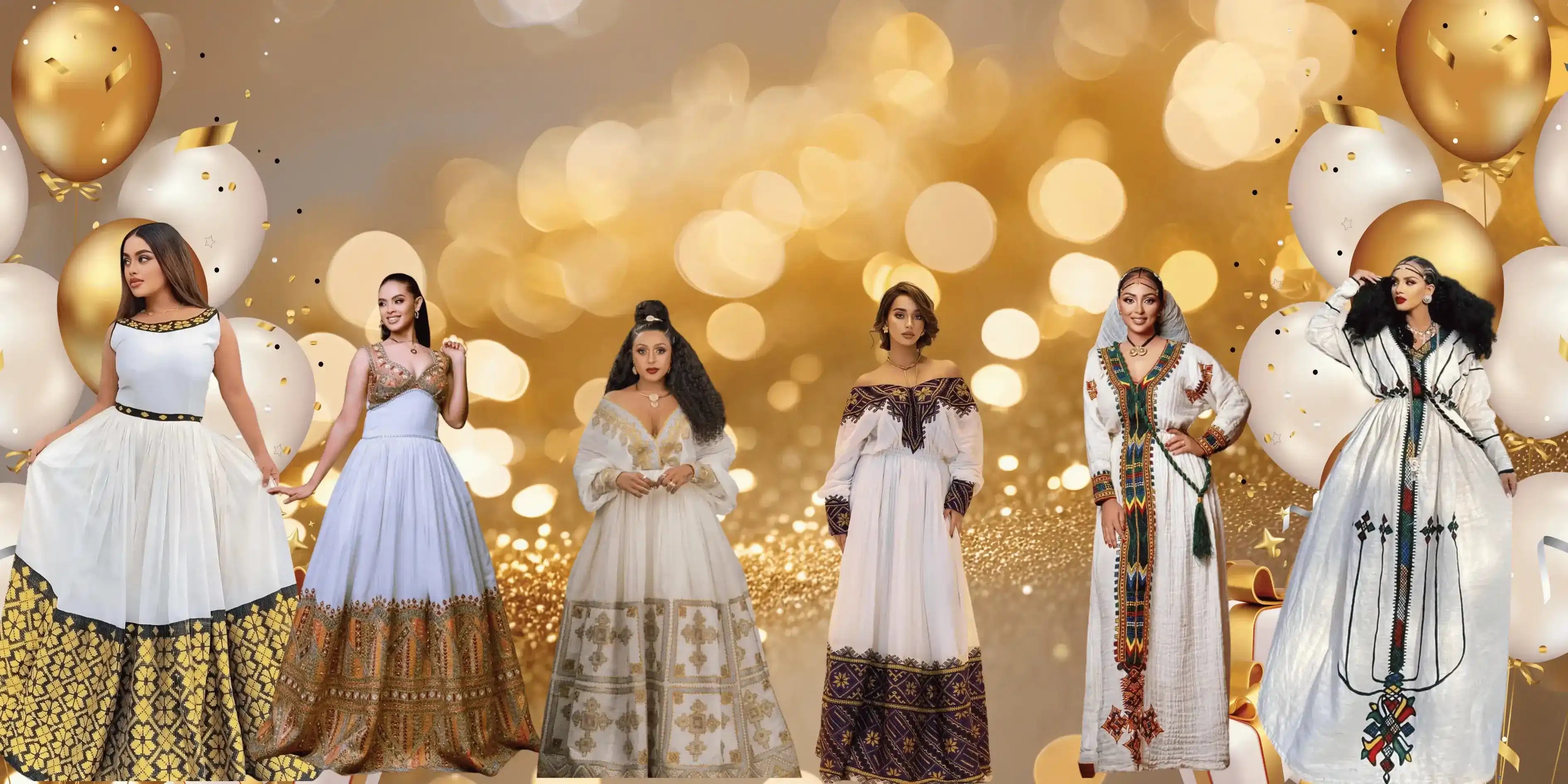 Ethiopian gown, Habesha wedding dress, Eritrean evening dress, Ethiopian traditional gown, Ethiopian heritage dress, Habesha chic, Eritrean cultural attire, Habesha elegant dress, Eritrean bridal wear, Ethiopian vintage dress, Habesha bridesmaid dress, African ethnic dress, Ethiopian handcrafted dress, Eritrean handcrafted dress, traditional African gown, Habesha festive dress, Ethiopian formal wear - EthGebya