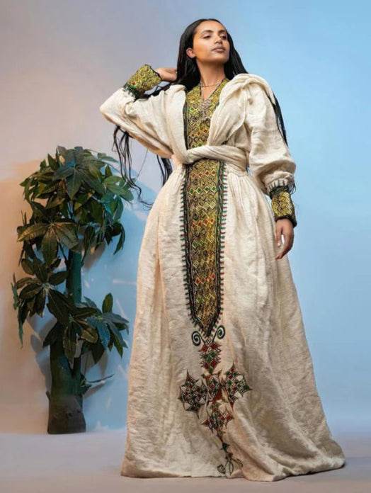 Gondar Habesha Kemis - የጎንደር ፈትል ቀሚስ - EthGebya