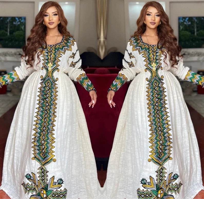 Gondar Habesha Kemis - የጎንደር ፈትል ቀሚስ - EthGebya