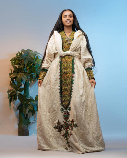 Gondar Habesha Kemis - የጎንደር ፈትል ቀሚስ - EthGebya