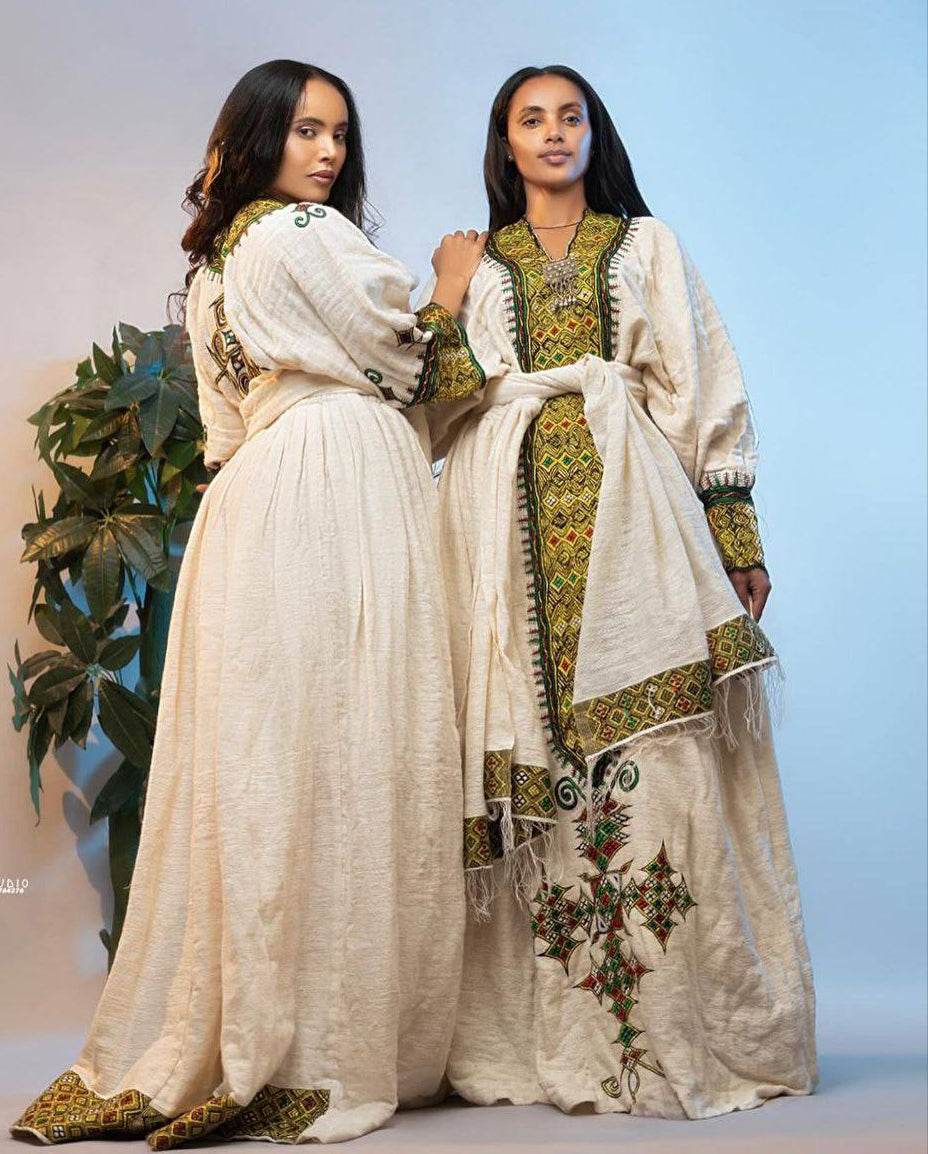 Gondar Habesha Kemis - የጎንደር ፈትል ቀሚስ - EthGebya