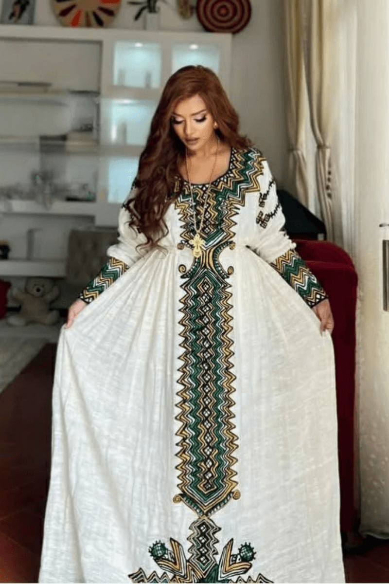 Gondar Habesha Kemis - የጎንደር ፈትል ቀሚስ - EthGebya