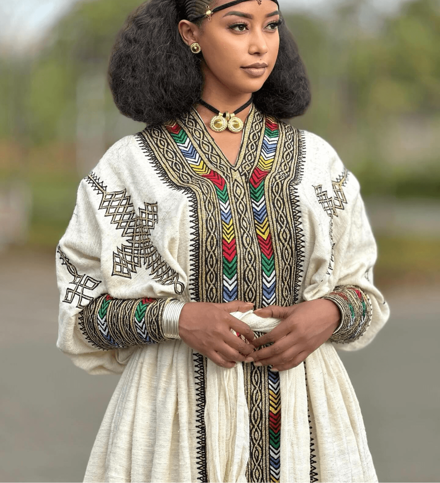 Gonder Habesha Kemis - የጎንደር ፈትል ቀሚስ - EthGebya