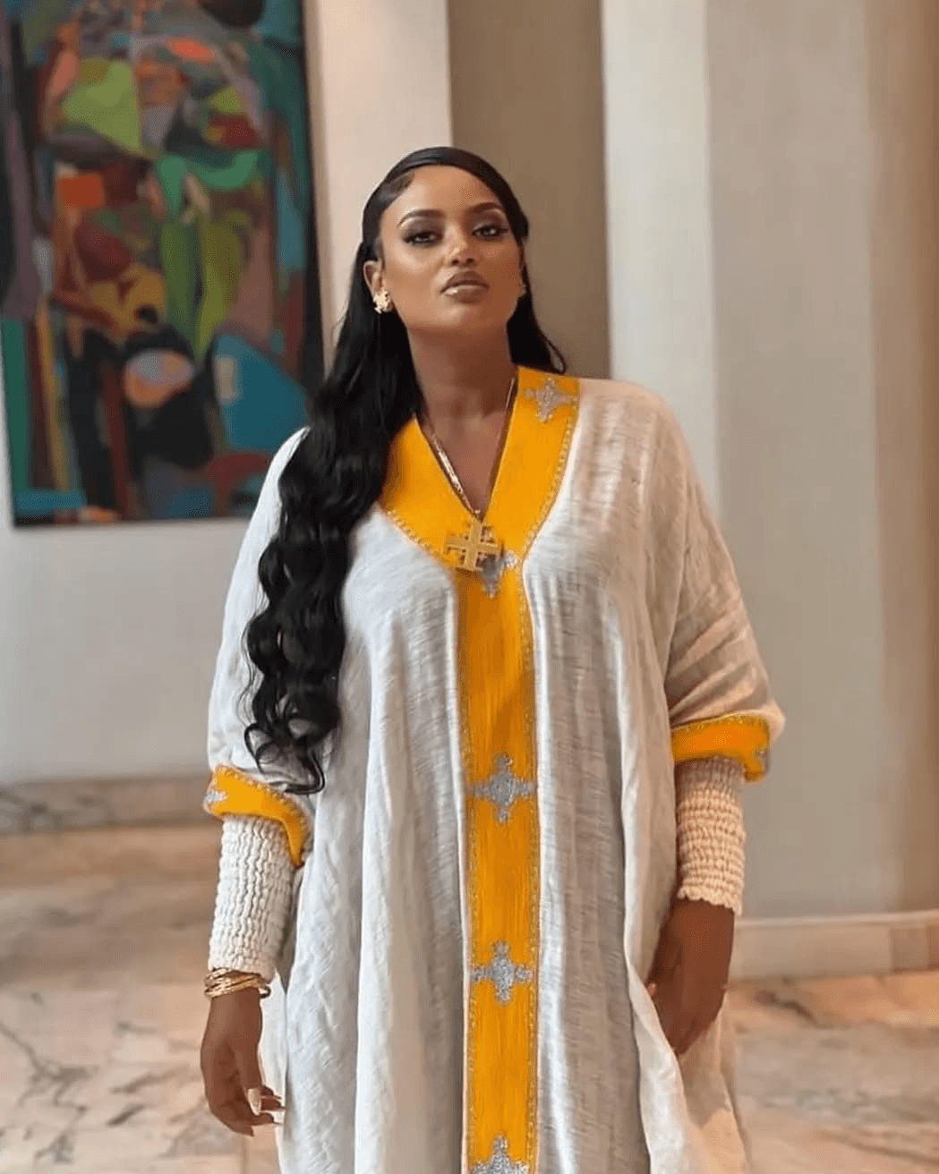 Gonder Habesha Kemis - የጎንደር ፈትል ቀሚስ - EthGebya