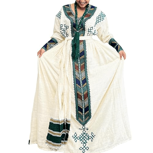 Gonder Habesha Kemis - የጎንደር ፈትል ቀሚስ - EthGebya