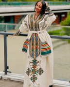 Gonder Habesha Kemis - የጎንደር ፈትል ቀሚስ - EthGebya