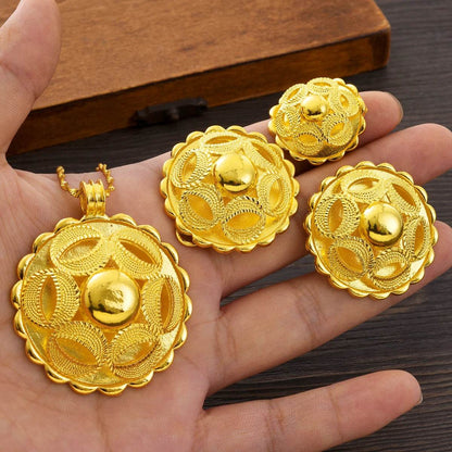Habesha Style Jewelry Set, Ethiopian/Eritrean Wedding Jewelry - EthGebya