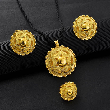 Habesha Style Jewelry Set, Ethiopian/Eritrean Wedding Jewelry - EthGebya