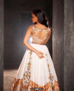 Ethiopian & Eritrean Wedding Kemis, Handmade Cultural Habesha Dress