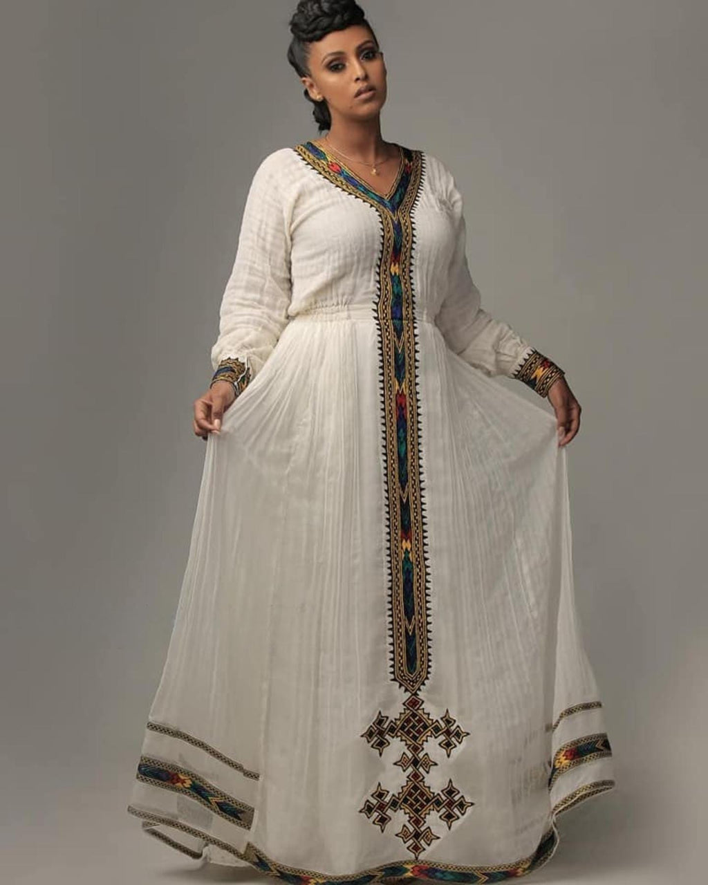 Ethiopian Dress For Women, Ethiopia Saba Kemis, Eritrea Zuria Handmade Clothing, Habesha Cultural Traditional Design Gift