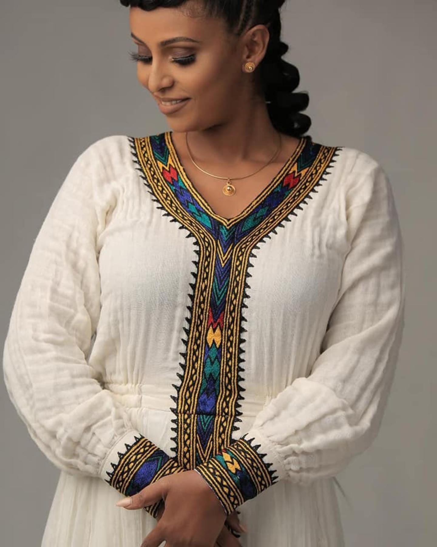 Ethiopian Dress For Women, Ethiopia Saba Kemis, Eritrea Zuria Handmade Clothing, Habesha Cultural Traditional Design Gift