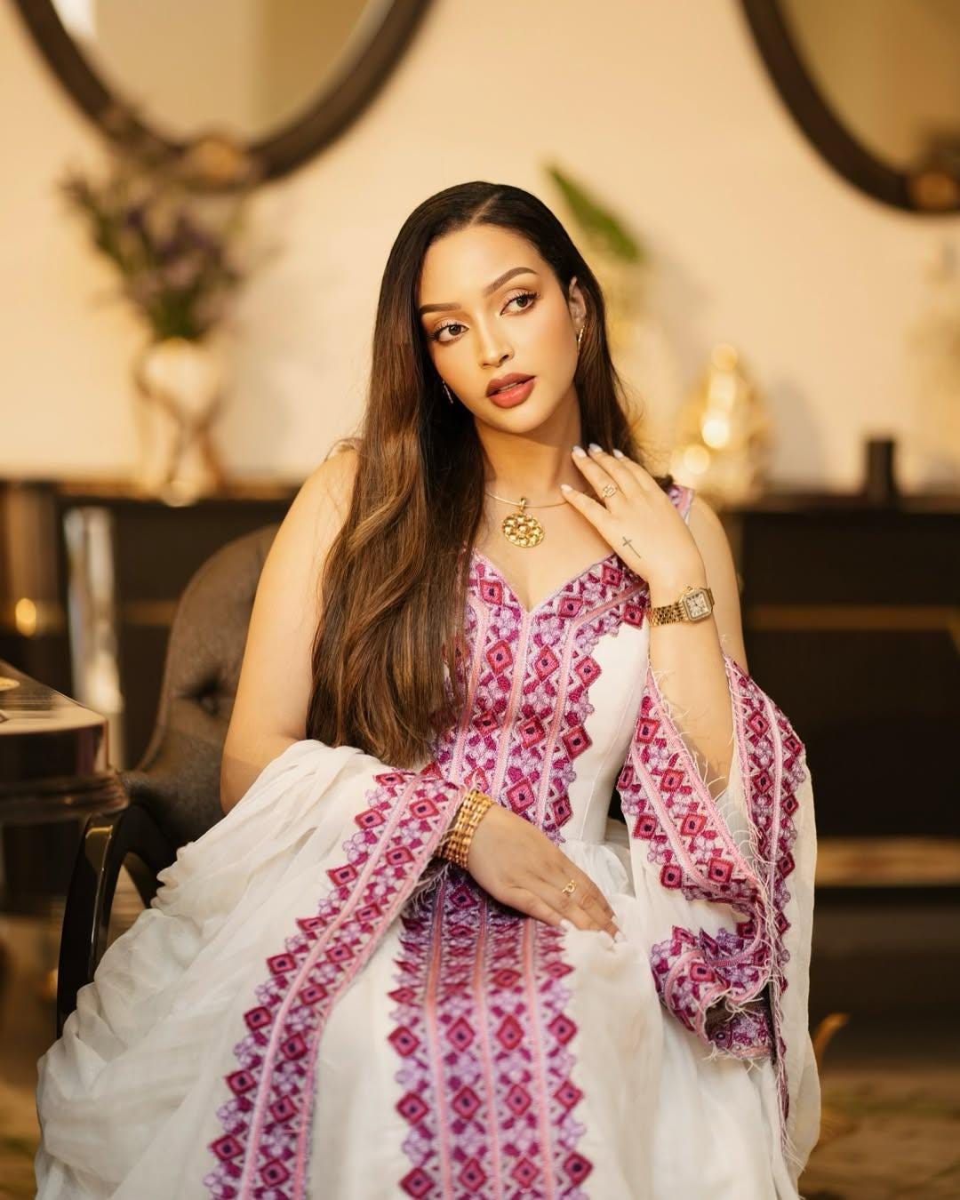Handmade Habesha Kemis Dress: Ethiopian Wedding Attire