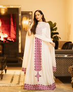 Handmade Habesha Kemis Dress: Ethiopian Wedding Attire