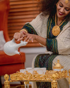 Handwoven Fetil Habesha Dress: Ethiopian Traditional Clothing with Kuta & Mekenet