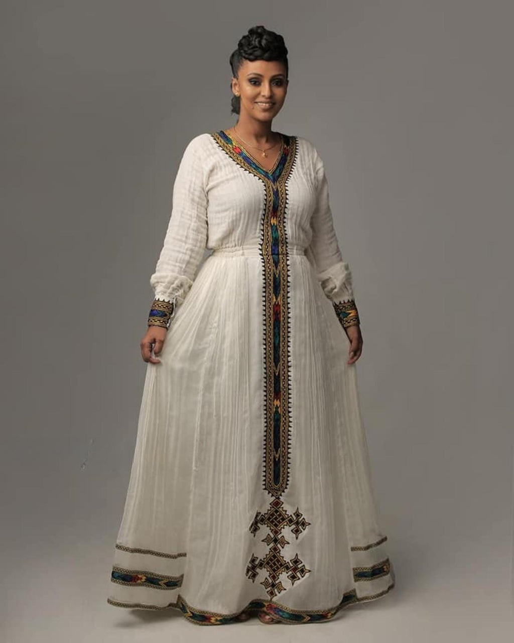 Ethiopian Dress For Women, Ethiopia Saba Kemis, Eritrea Zuria Handmade Clothing, Habesha Cultural Traditional Design Gift