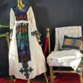 Handmade Axum Fetil Habesha Dress: Ethiopian and Eritrean Cultural Outfit, Traditional Women’s Attire, Elegant Celebration Wear, Luxury Gift