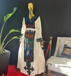 Handmade Axum Fetil Habesha Dress: Ethiopian and Eritrean Cultural Outfit, Traditional Women’s Attire, Elegant Celebration Wear, Luxury Gift