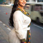 Sexy Handwoven Axum Habesha Kemis: Ethiopian Wedding Attire, Elegant Women’s Traditional Outfit, Cultural Celebration Dress, Luxury Fashion
