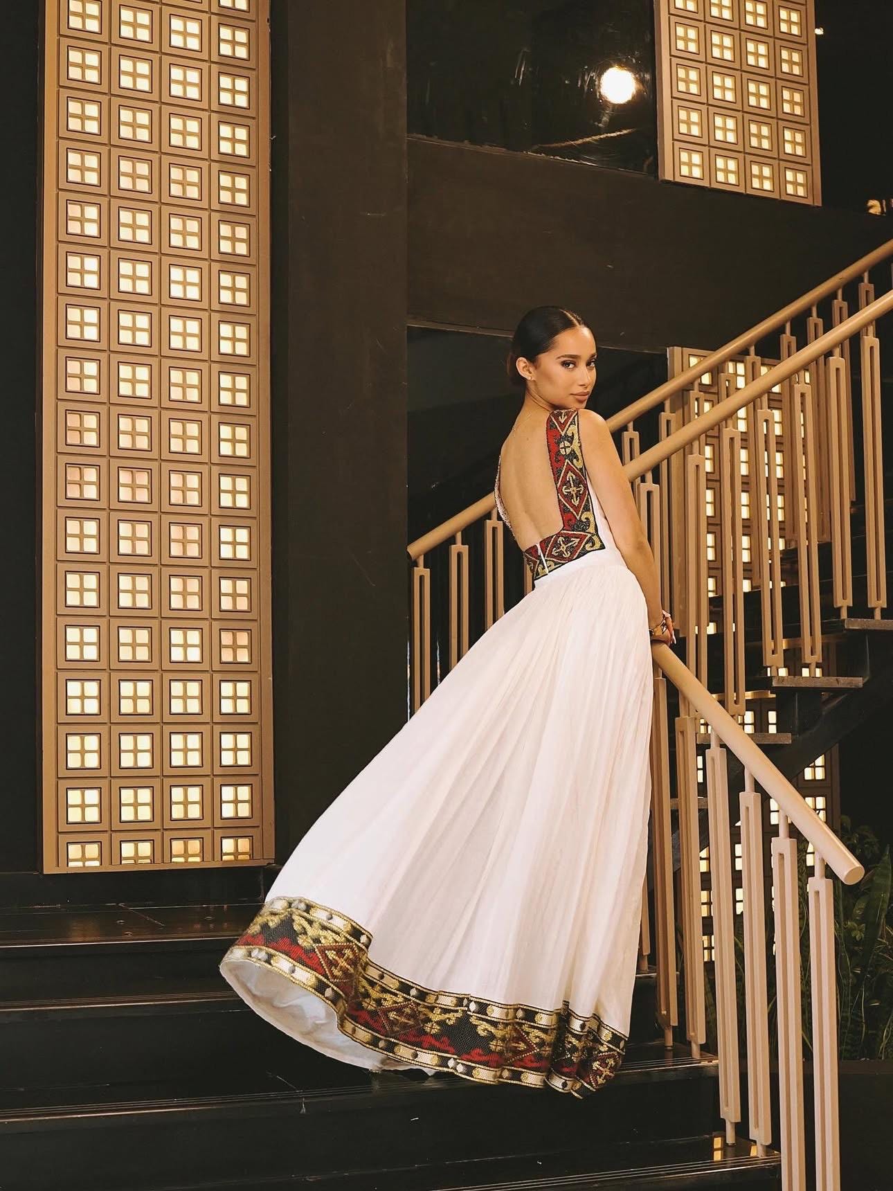 Modern Handmade Zuria Habesha Kemis: Ethiopian Eritrean Traditional Outfit, Elegant Women’s Attire, Party Dress, Wedding, Holiday Fashion