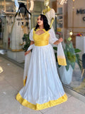 Handmade Habesha Kemis Dress | Modern Ethiopian Cultural Clothing for Women | Traditional Habesha Attire & Fashion Ethiopian Dress