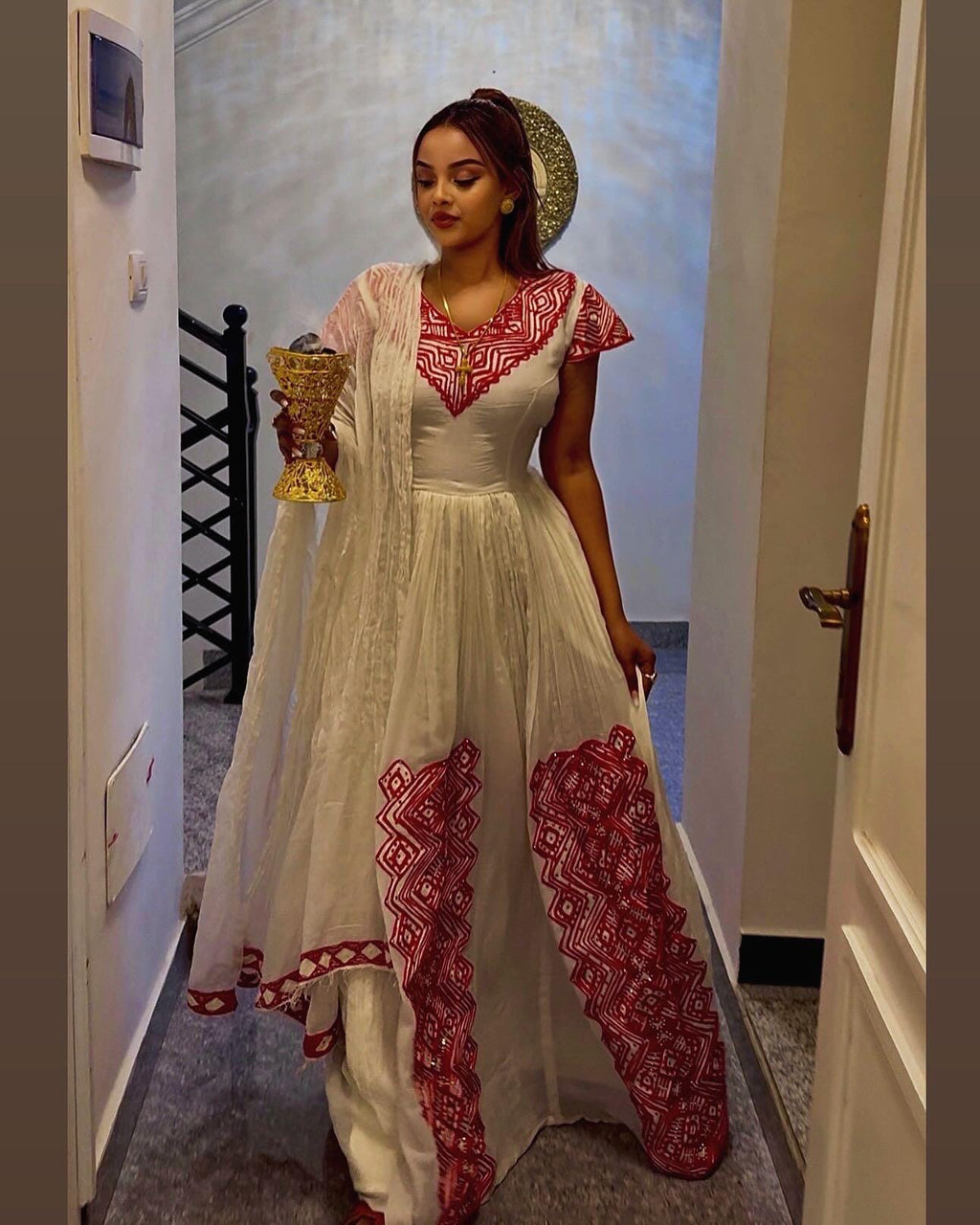 Ethiopian Women Modern Dress, Zuria Habesha, Ethiopian Traditional Wedding Dress Sale, New Tilet Habesha Kemis, Modern Style Habesha Cloth