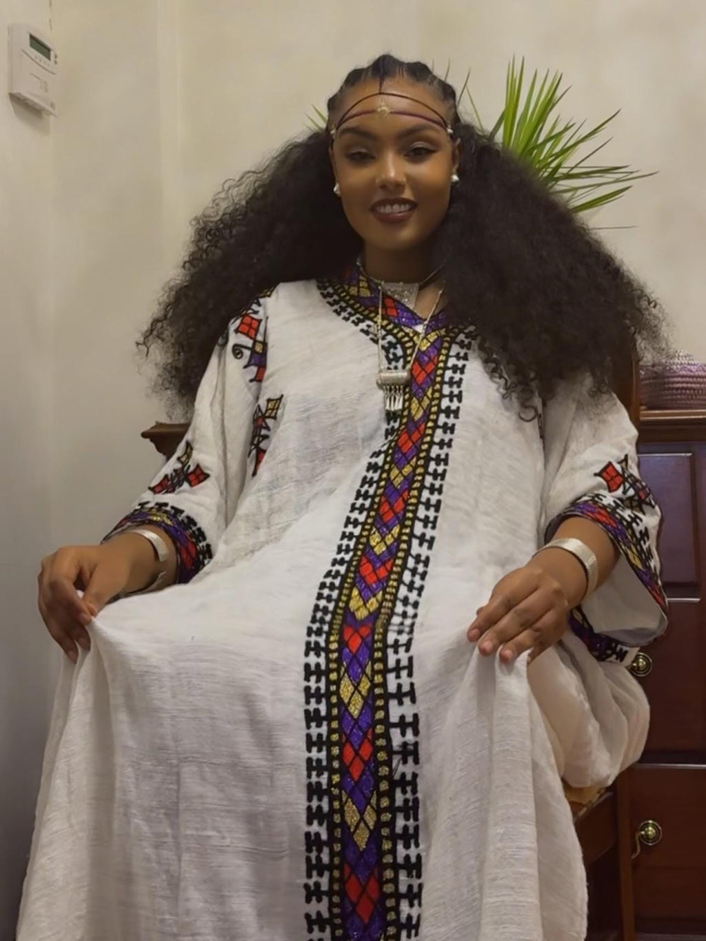 Ethiopian Dress, Gondar Caftan  Habesha Tilf, Ethiopian Traditional Ethiopian Dress, New Tilet Habesha Kemis, Cultural Habesha Clothing Gift