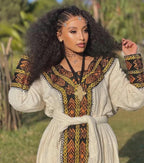 Habesha Kemis, Ethiopian Traditional Dress, Kemis, Eritrean Women’s Cultural Clothing, Elegant Handmade Wedding, New Habesha Attire, Bahil
