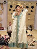 Luxurious Handmade Beaded Ethiopian Dress for Women | High Quality Fabric | New Modern Free Style Traditional Clothing |Gurage Habesha Kemis