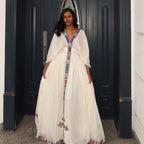 Ethiopian Cultural New Tilet Kemis, Zuria Tibeb, Ethiopian Traditional Wedding Dress, Modern Habesha Style