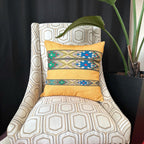 Ethiopian Saba Tilet Pillow Cushion Cover| 45CM X 45CM Cultural Habesha Home Decor| Habesha Linen Sofa pillow Cover