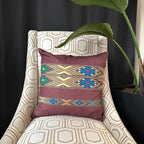 Ethiopian Saba Tilet Pillow Cushion Cover| 45CM X 45CM Cultural Habesha Home Decor| Habesha Linen Sofa pillow Cover