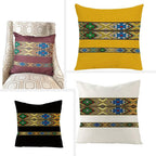 Ethiopian Saba Tilet Pillow Cushion Cover| 45CM X 45CM Cultural Habesha Home Decor| Habesha Linen Sofa pillow Cover