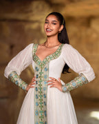 Ethiopian Dress For Women, Habesha Dress, Ethiopia Saba Kemis, Eritrea Zuria Handmade Clothing, New Habesha Cultural Traditional Design Gift