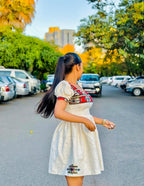 Tilf Design Habesha Kemis: Handwoven Fetil Fabric Ethiopian Dress, Modern Eritrean Cultural Cloth, Traditional Women’s Outfit