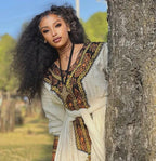 Habesha Kemis, Ethiopian Traditional Dress, Kemis, Eritrean Women’s Cultural Clothing, Elegant Handmade Wedding, New Habesha Attire, Bahil