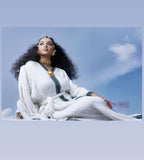 Ethiopian Cultural Dress, New Style  Axum Habesha Tilf Kemis, Ethiopian Traditional Wedding, Libs