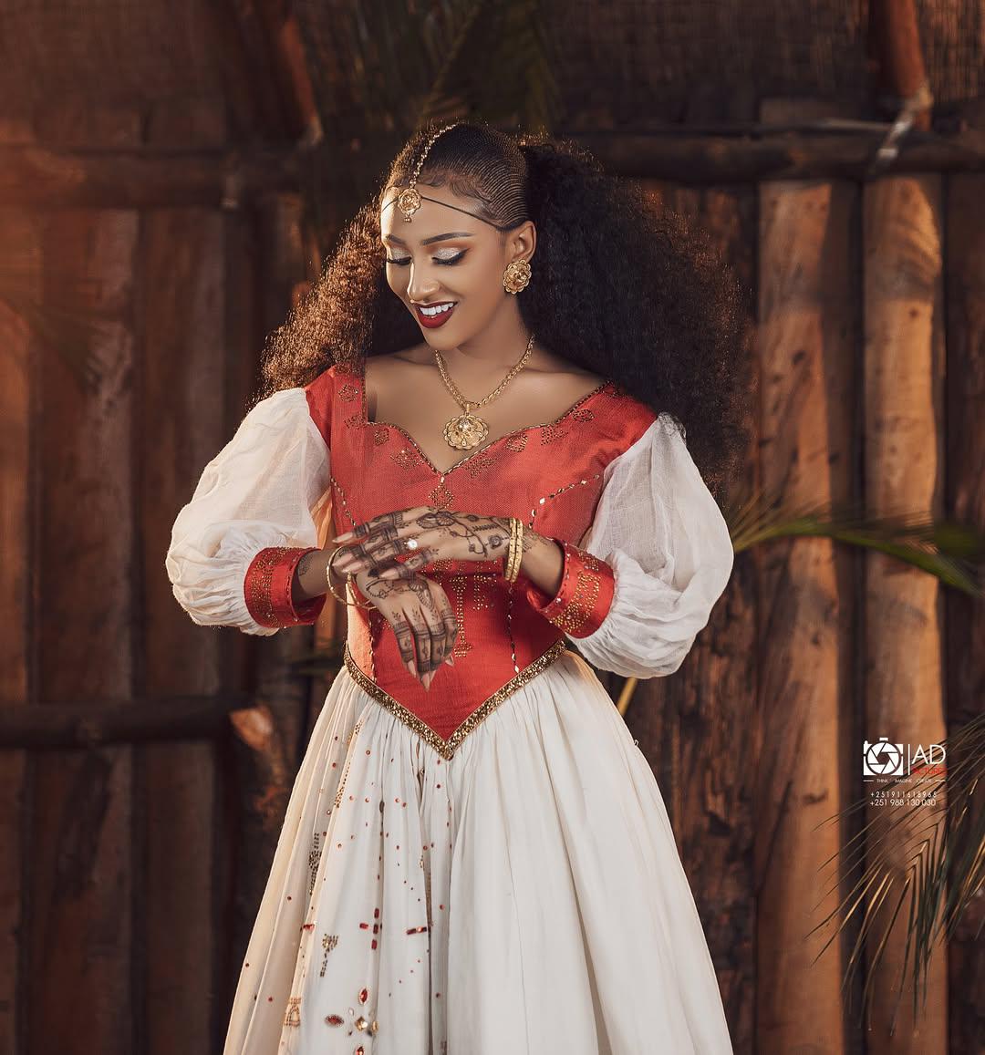 Handmade Habesha Dress: Ethiopian & Eritrean Kemis, Ethiopian Traditional Women’s Attire for Weddings, Ye Bahel Libs, Cultural Zuria Kemis