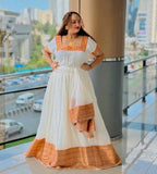 Ethiopian Dress, Zuria Cultural Habesha Tibeb, Ethiopian Traditional Wedding Dress Sale, New Tilet Ye Habesha Kemis, Style Habesha Cloth